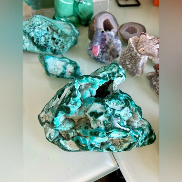 Chrysocolla & Malachite From Congo - Picture 6 of 11